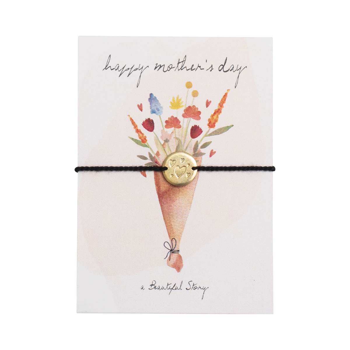 A Beautiful Story Schmuck Postkarte Blumenstraus - Happy Mother's Day