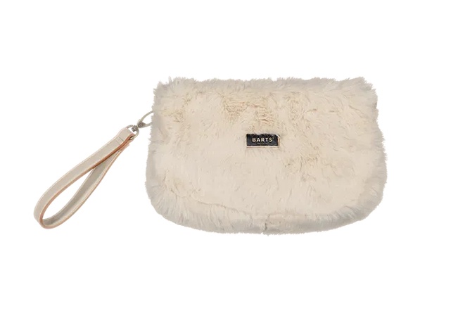 Barts Sourwood Clutch Tasche Faux Felltasche in Creme
