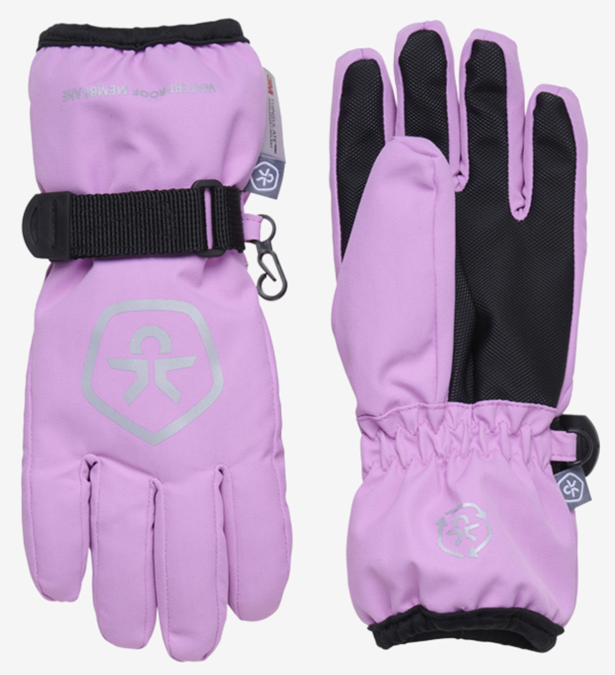 Color-Kids-Fingerhandschuh-741245lilaHH Color Kids - Ski Handschuhe - Gloves - Wasserdicht in lila
