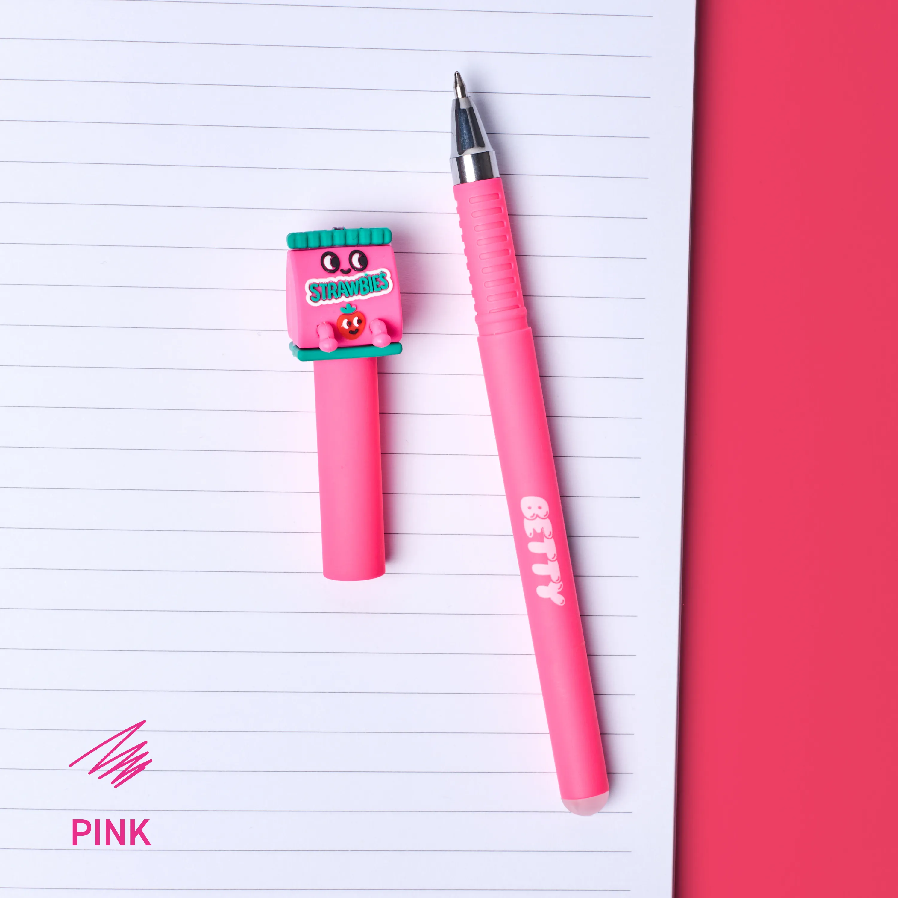 OMY Pen Buddies Shaky & Betty – Radierbare Gelstifte im Milkshake- und Erdbeer-Design OMY Pen Buddies Shaky & Betty – Radierbare Gelstifte im Milkshake- und Erdbeer-Design