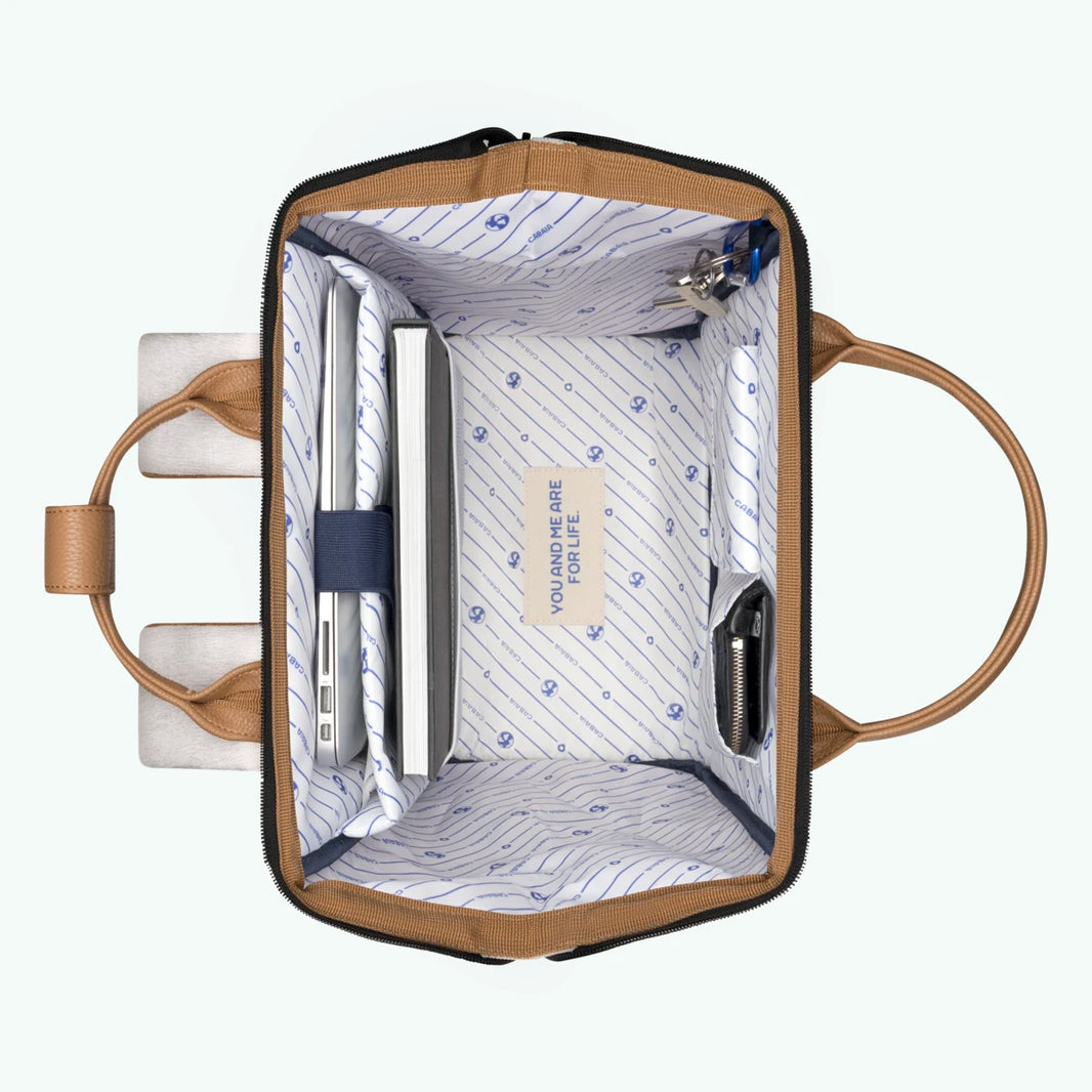 Cabaia Rucksack TURIN Large mit Laptop-Fach - Camel Braun