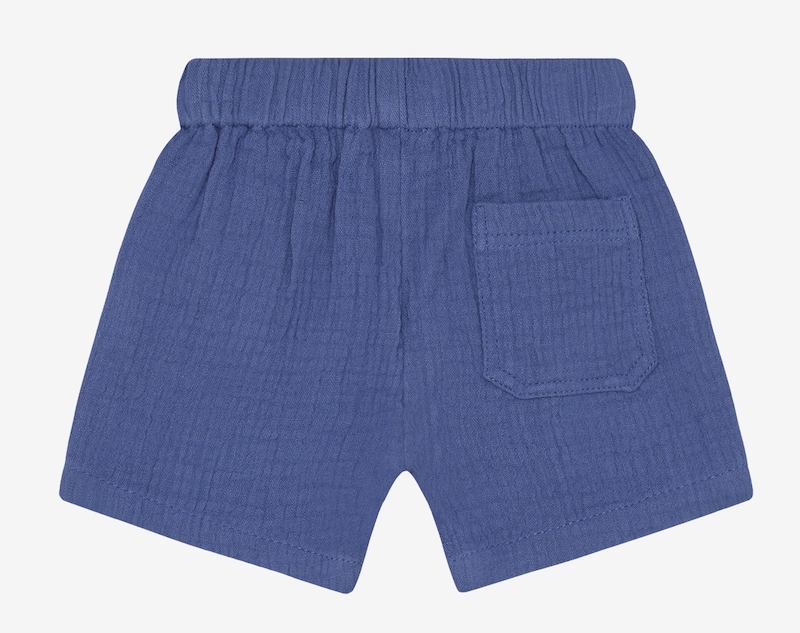 Noppies Baby Boys Musselin Shorts in Blau