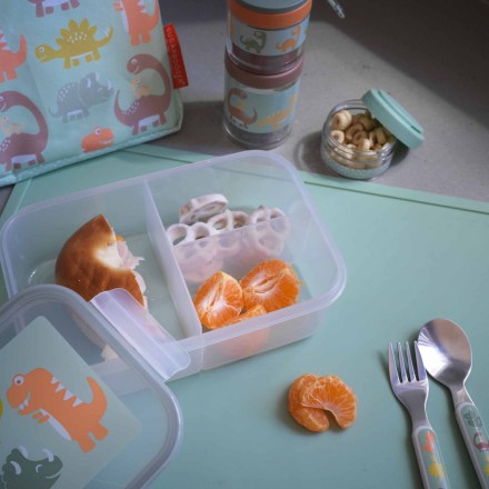 sugar-booger-bento-box-brotdose-baby-dinos_3_440 SugarBooger Bento Box mit 3 Fächern - Brotzeitbox Dinosaurier