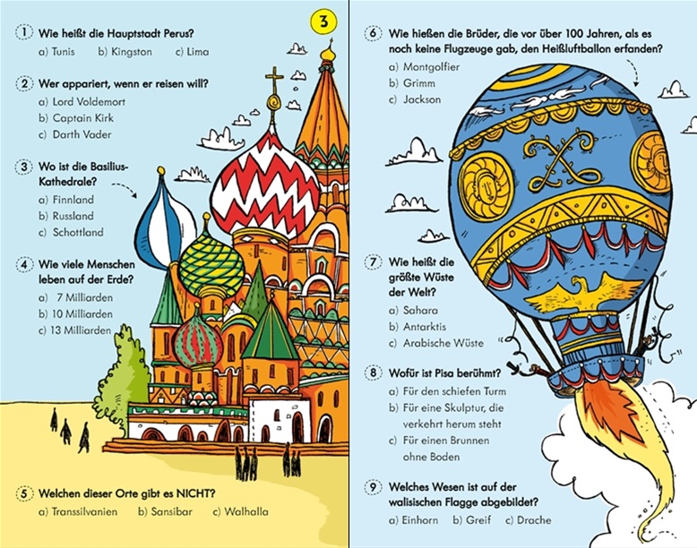 Usborne 50 Quiz Karten: Reise um die Welt