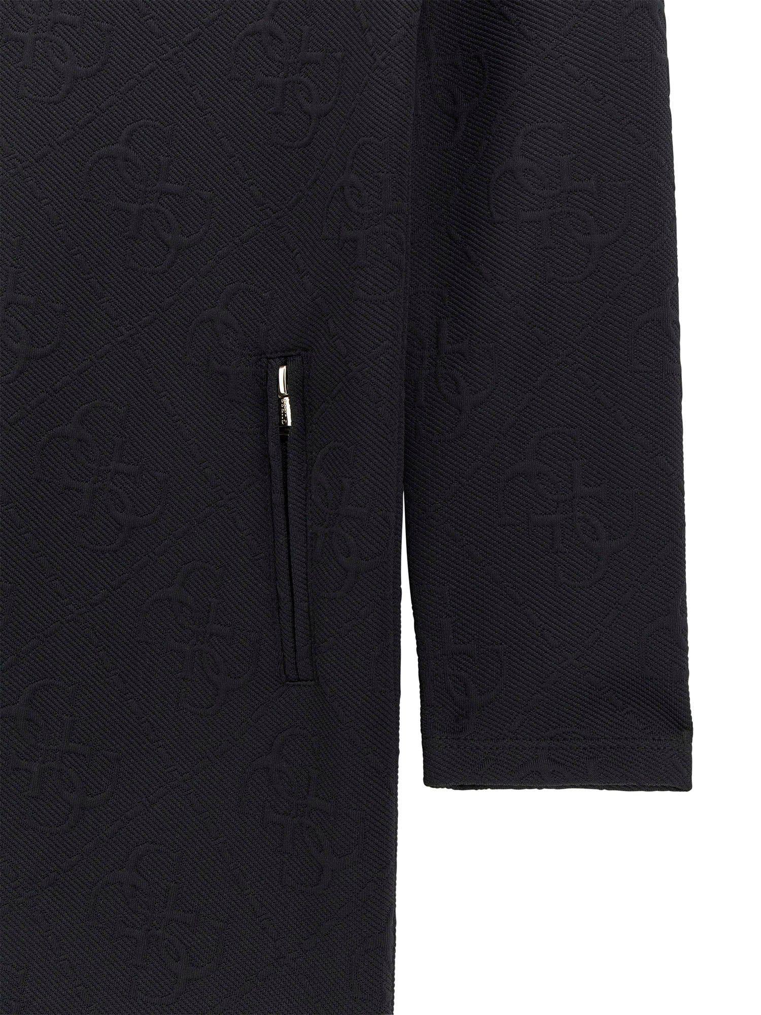 Guess Jacquard Kleid in Schwarz
