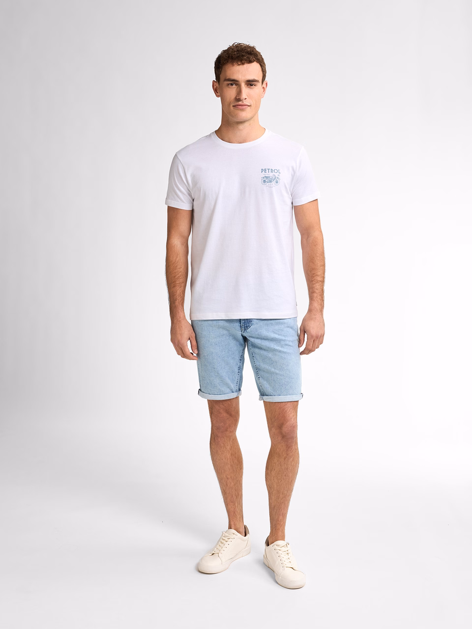 Petrol Industries Herren Jeans Short in Light stone Hellblau Petrol Industries Herren Jeans Short in Light stone Hellblau