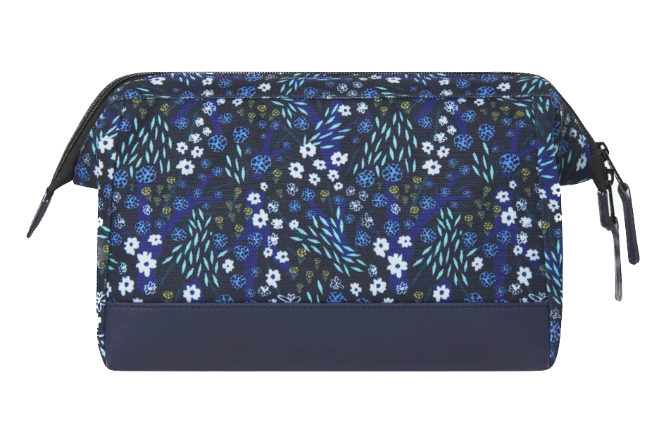 Cabaia Travel Kit Kulturtasche MINORCA - Blau MIni Blumen - SALE Cabaia Travel Kit Kulturtasche MINORCA - Blau MIni Blumen - SALE