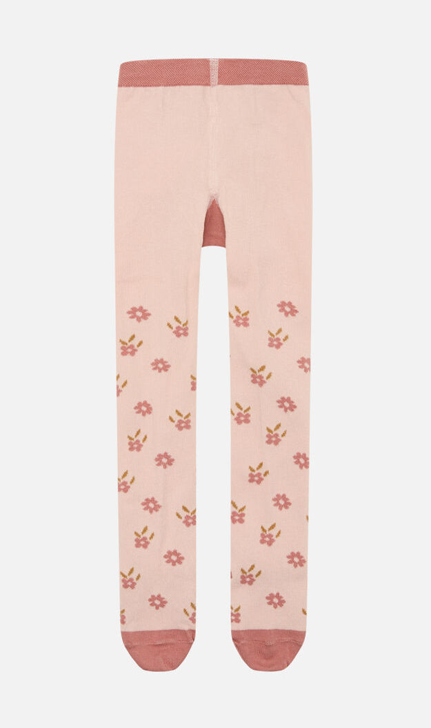 Hust & Claire Strumpfhose Frankie in Rosa - Blumen