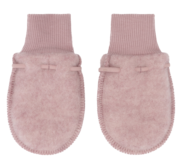 Hust & Claire Ferri Merinowolle Baby Fäustlinge in Heather Rosa Hust & Claire Ferri Merinowolle Baby Fäustlinge in Heather Rosa