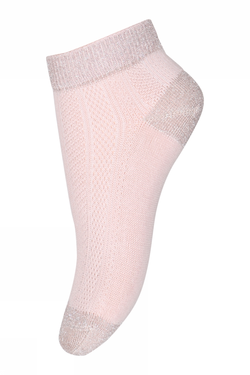 10_77198_0_853 MP Denmark Ilisa Glitzer Sneaker Socken in Altrosa