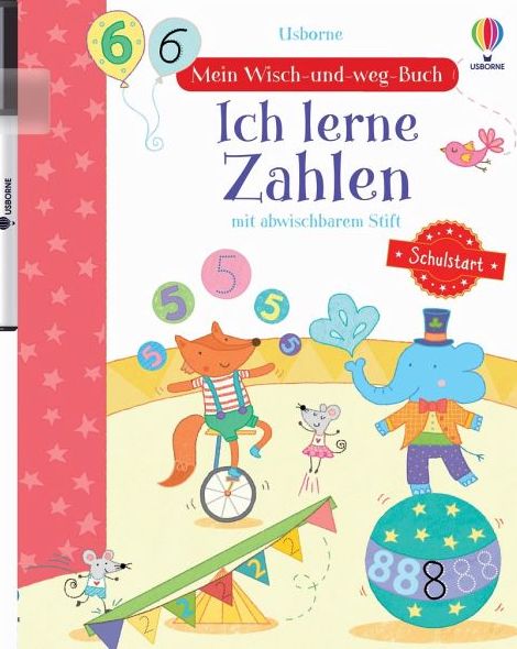 Usborne Mein Wisch und weg Buch - Ich lerne Zahlen