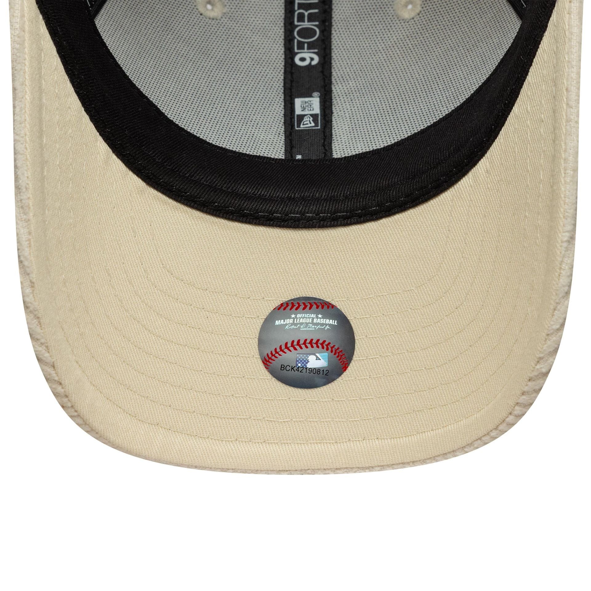 New Era Womens Pastell Cord 9Forty Cap in Light Beige Creme