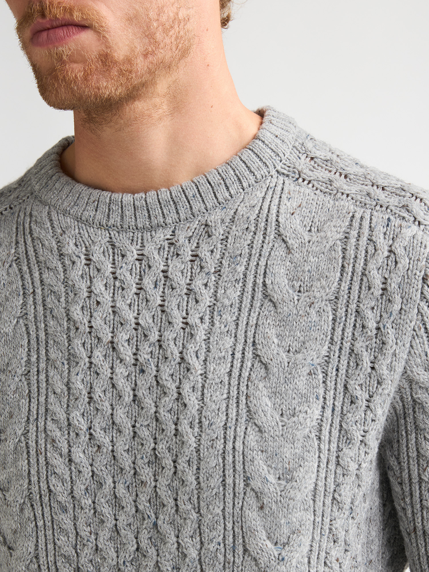 Petrol Industries Herren Strickpullover Irongate in Grau