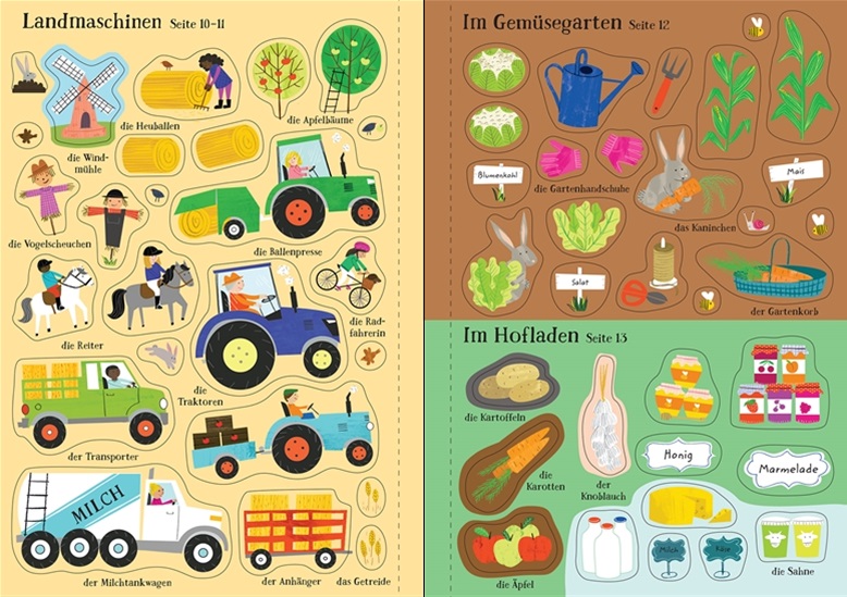 Usborne Mein Immer-Wieder-Stickerbuch - Auf dem Bauernhof