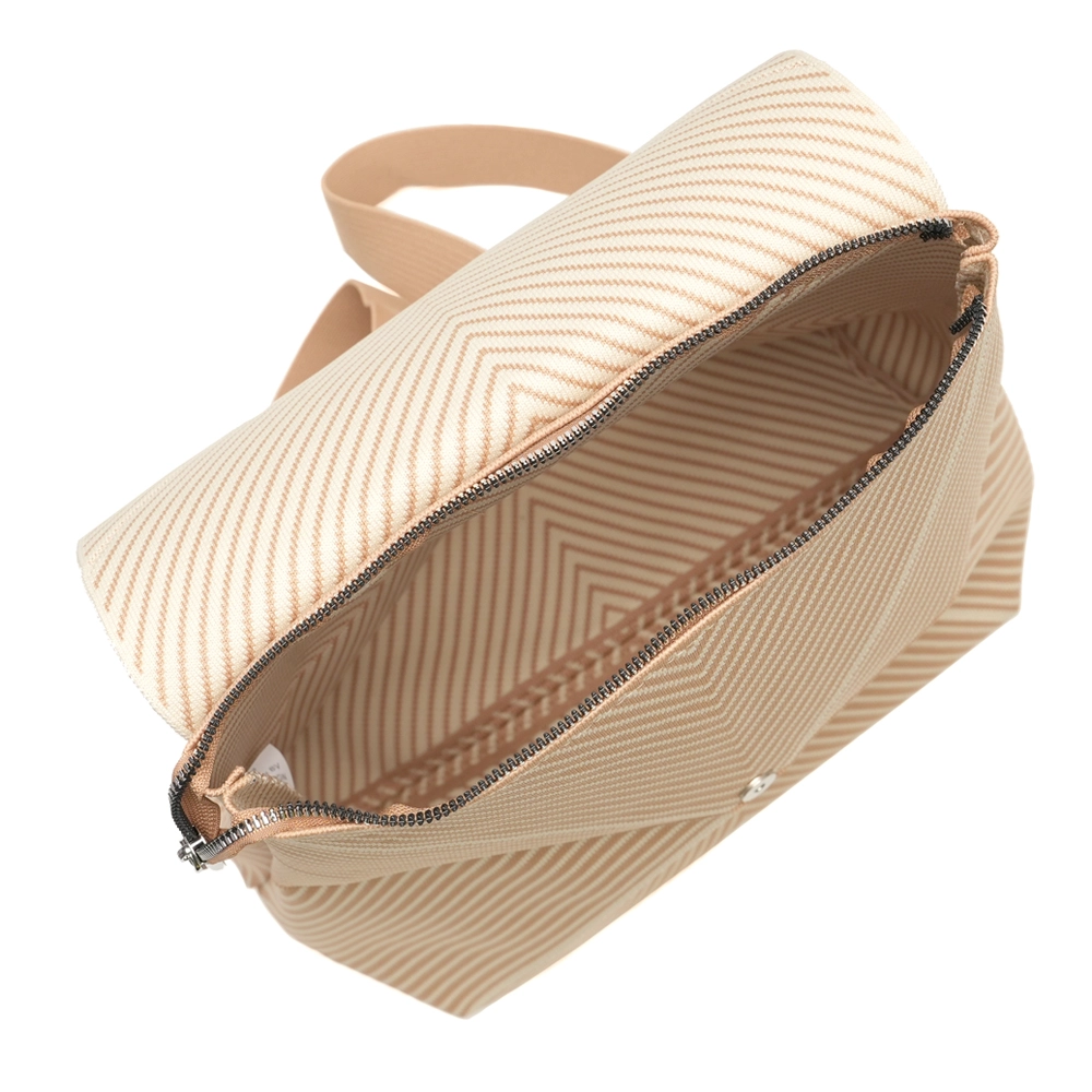 LOT83 Rucksack Romy in Vanilla Beige Creme Zick Zack LOT83 Rucksack Romy in Vanilla Beige Creme Zick Zack