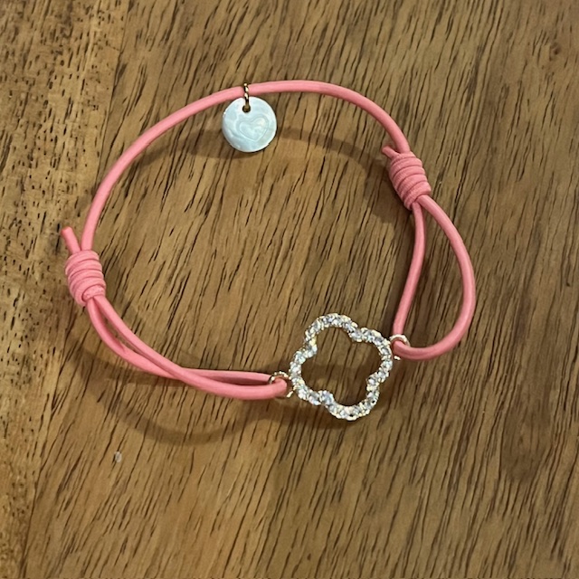 Lua Floris Armband - Elastisch mit Gold Glitzer Charm - Wählen Sie Ihre Farbe Lua Floris Armband - Elastisch mit Gold Glitzer Charm - Wählen Sie Ihre Farbe