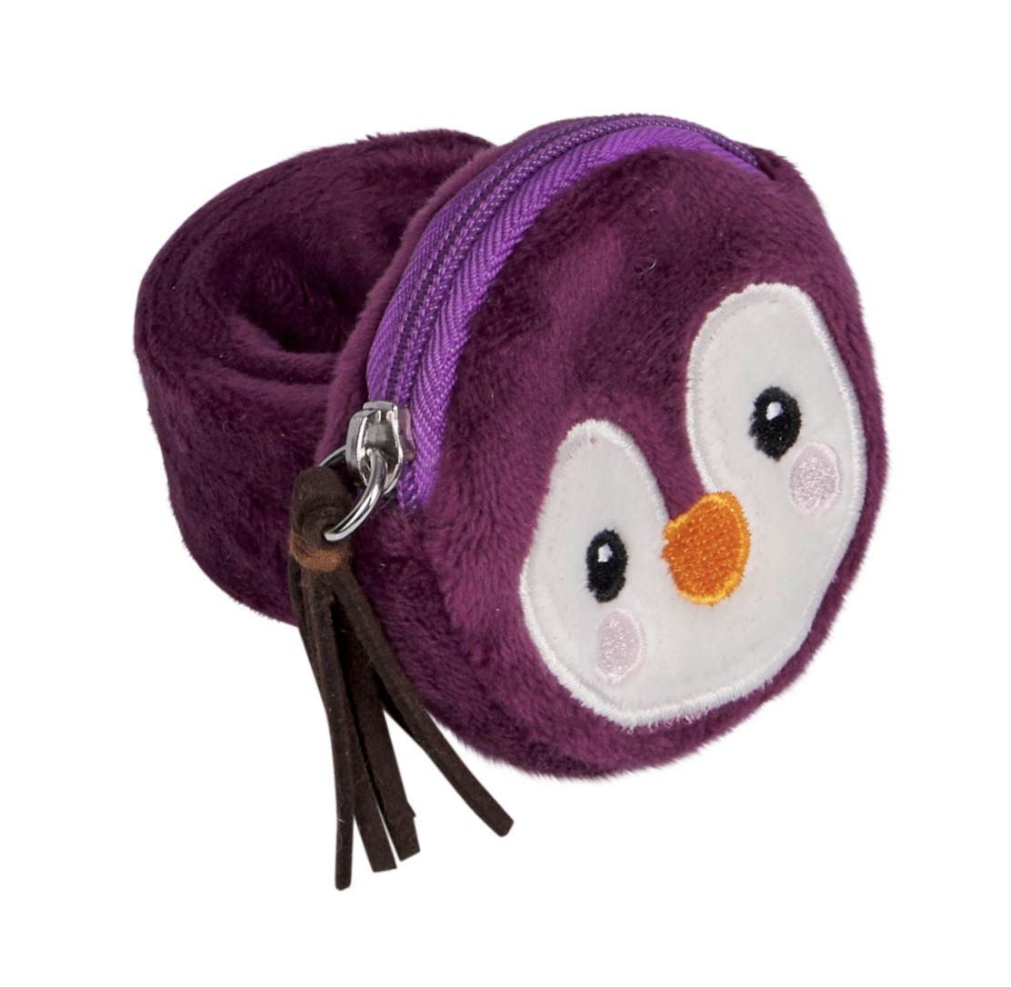 Schnapparmband mit Geldfach/Portemonnaie - Pinguin