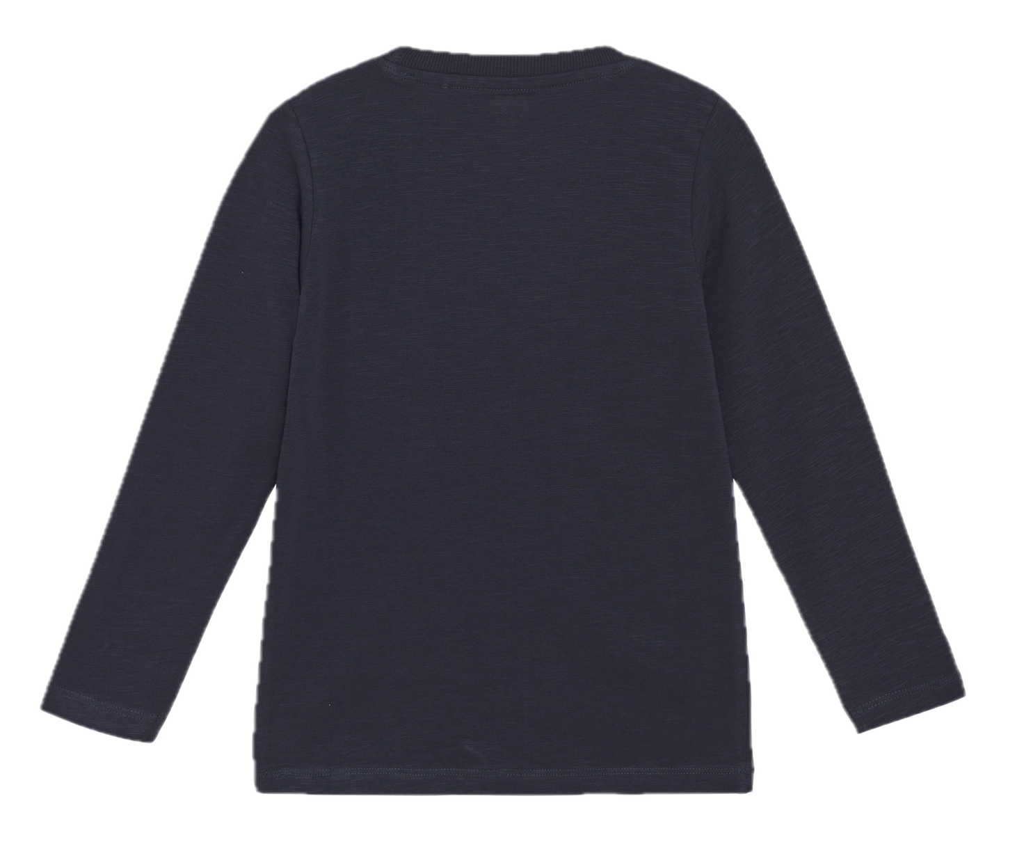 Minymo Langarmshirt in Navy mit Wendepailetten - Polizeiauto