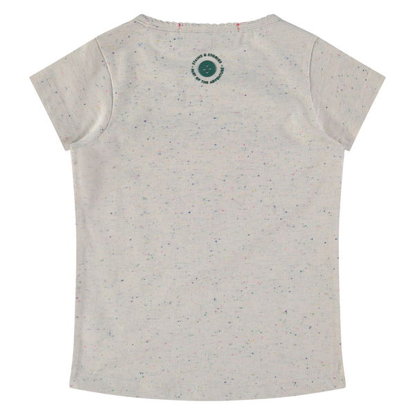 BBE24108606 Babyface Stains & Stories Mädchen Kurzarm T-Shirt - Eat Fruit