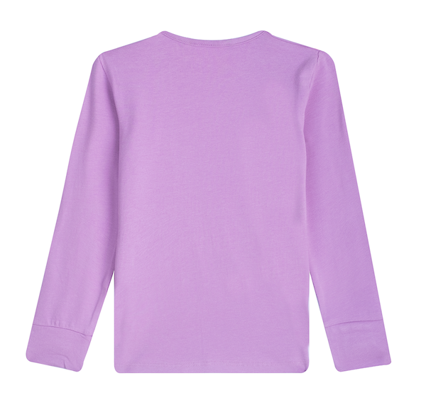 Someone Fauve Langarm Shirt in Violet mit Glitzersteine - Herzen - SALE Someone Fauve Langarm Shirt in Violet mit Glitzersteine - Herzen - SALE