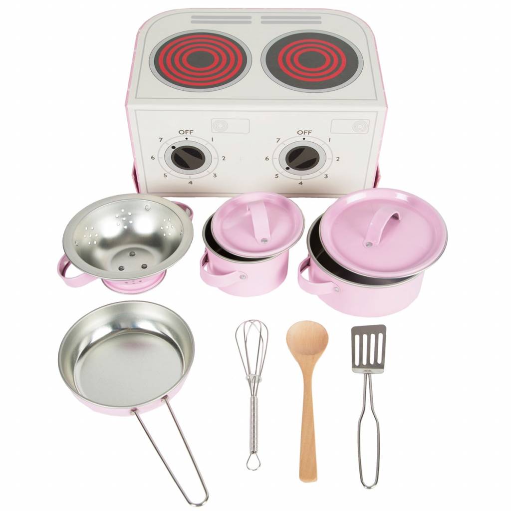 sass-belle-kuechen-box-red-pink-polka-dot-1 Sass & Belle Koch Koffer Herd & Küchenutensilien