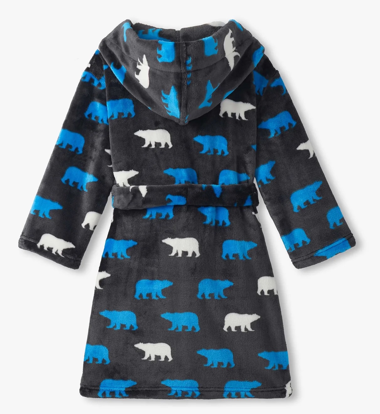 Hatley Bademantel Cozy & Fuzzy in Blau - Eisbären - SALE