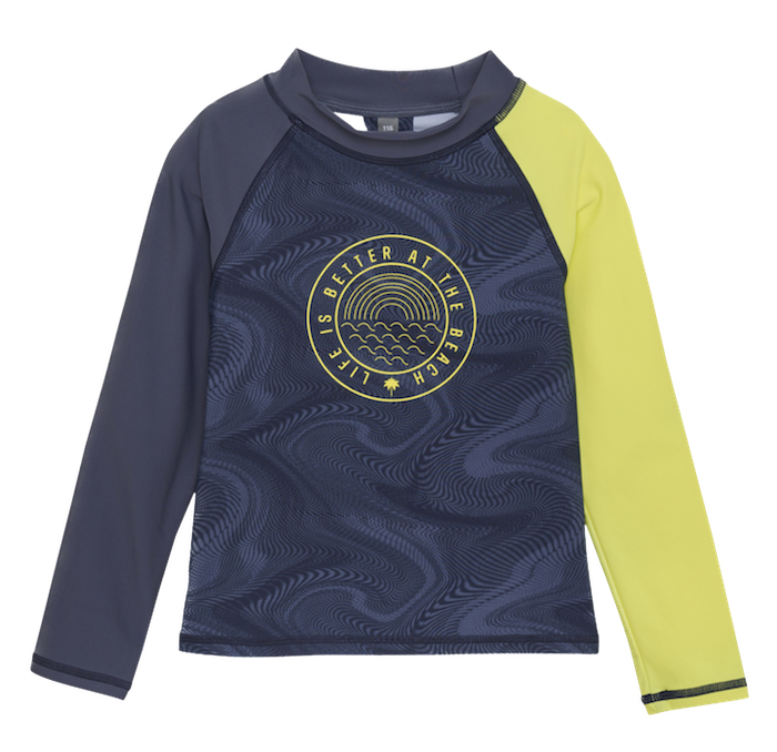 720191_7150_A Color Kids Langarm UV Shirt - Rashguard - Beach Life