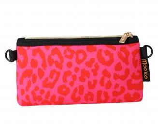 Moo' Ilo Socken mit Neopren Kosmetik Tasche - Pink Leo - SALE Moo' Ilo Socken mit Neopren Kosmetik Tasche - Pink Leo - SALE