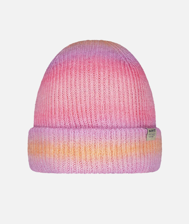 Barts Kids Niagra Beanie Mütze mit Farbverlauf Pink bis Orange