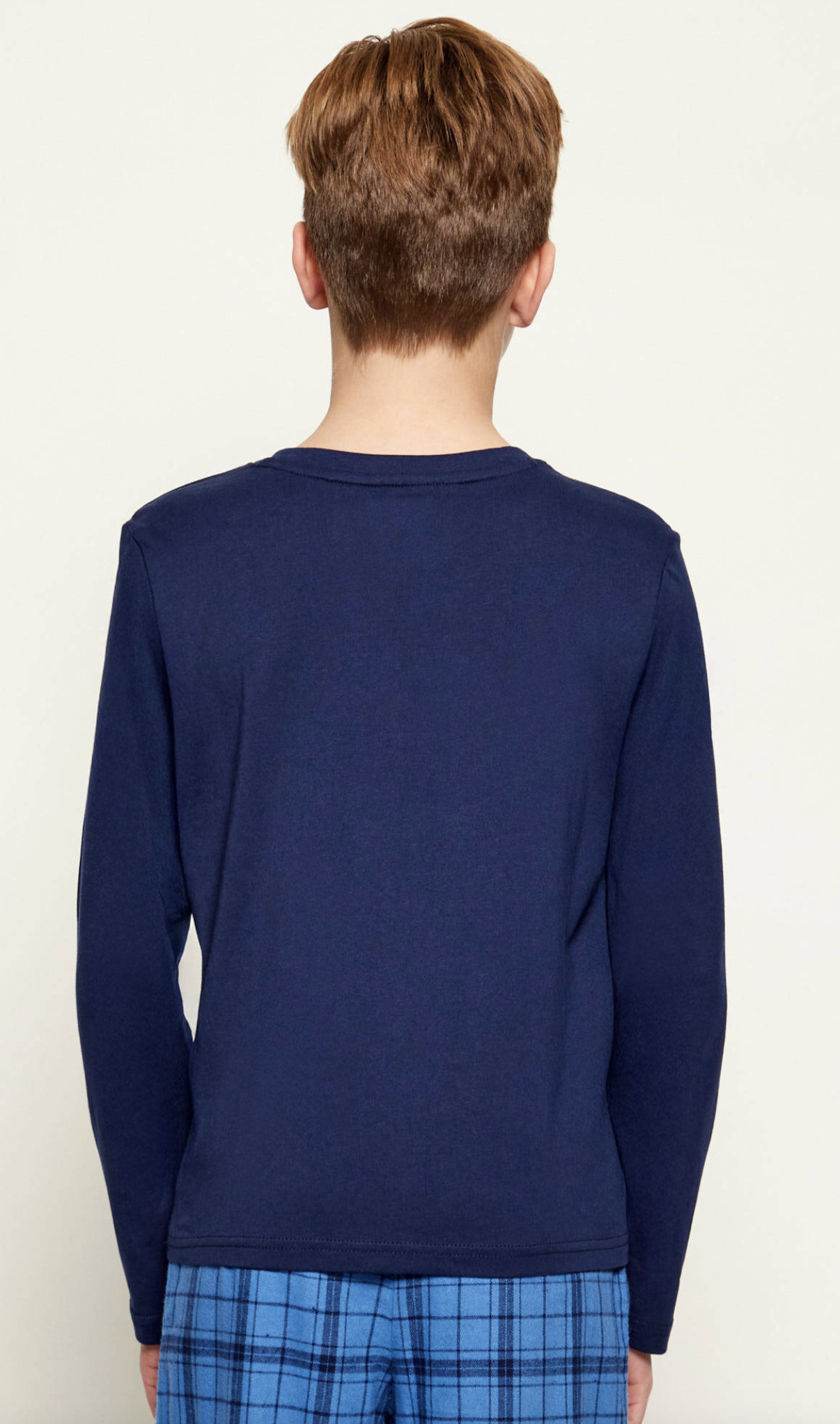 Tommy Hilfiger Jungs Pyjama set in Blau kariert Tommy Hilfiger Jungs Pyjama set in Blau kariert