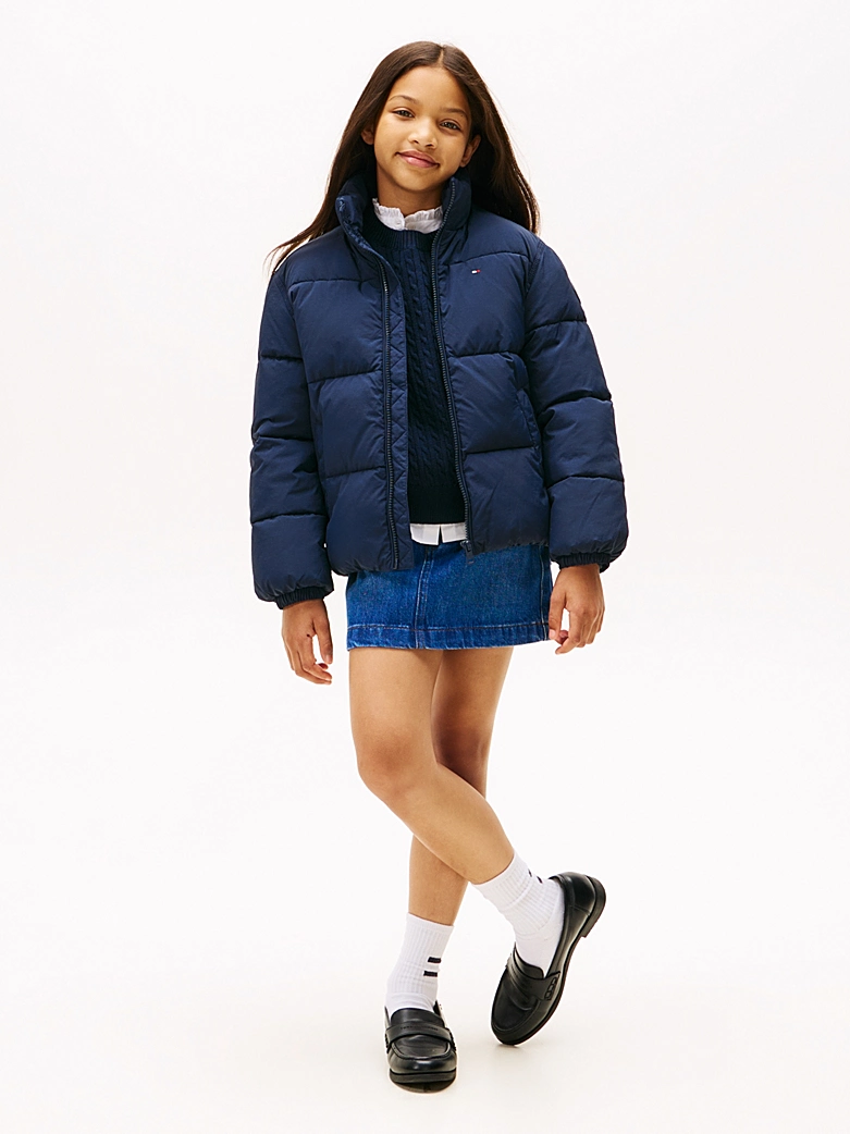 Tommy Hilfiger UNISEX Puffer-Jacke mit Flag-Logo hinten - SALE Tommy Hilfiger UNISEX Puffer-Jacke mit Flag-Logo hinten - SALE