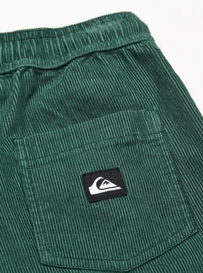 Quiksilver Taxer Cord Hose mit Stretch in Grün