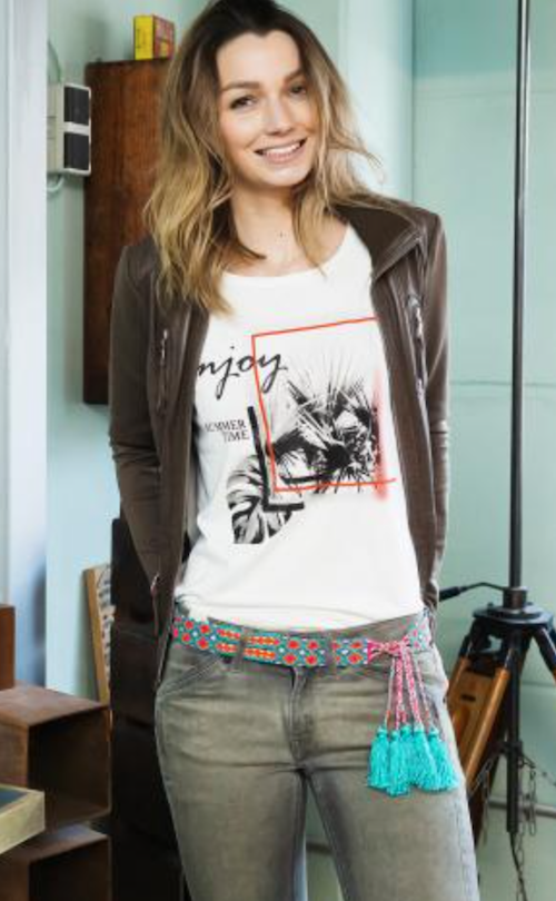 Smitten Bindegürtel mit Quasten Lara Blossom
