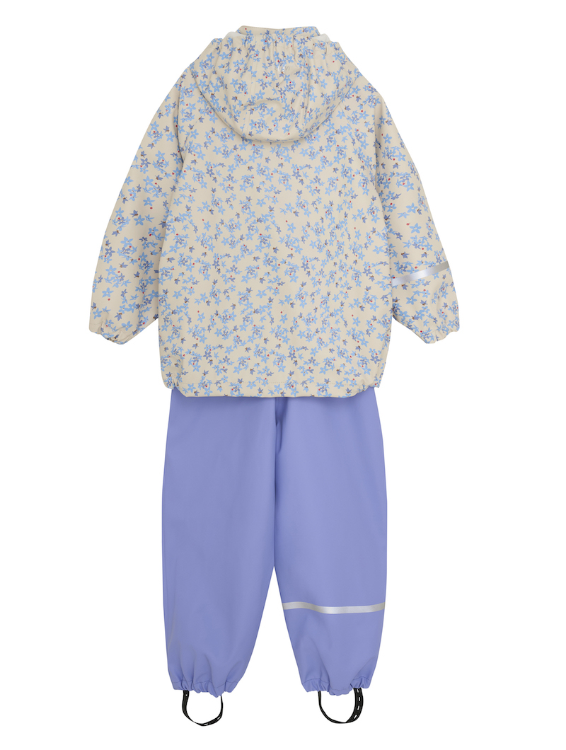CeLaVi Regenset / Regenjacke und Regenhose in Flieder Blau & Regenjacke Blaue Blumen CeLaVi Regenset / Regenjacke und Regenhose in Flieder Blau & Regenjacke Blaue Blumen