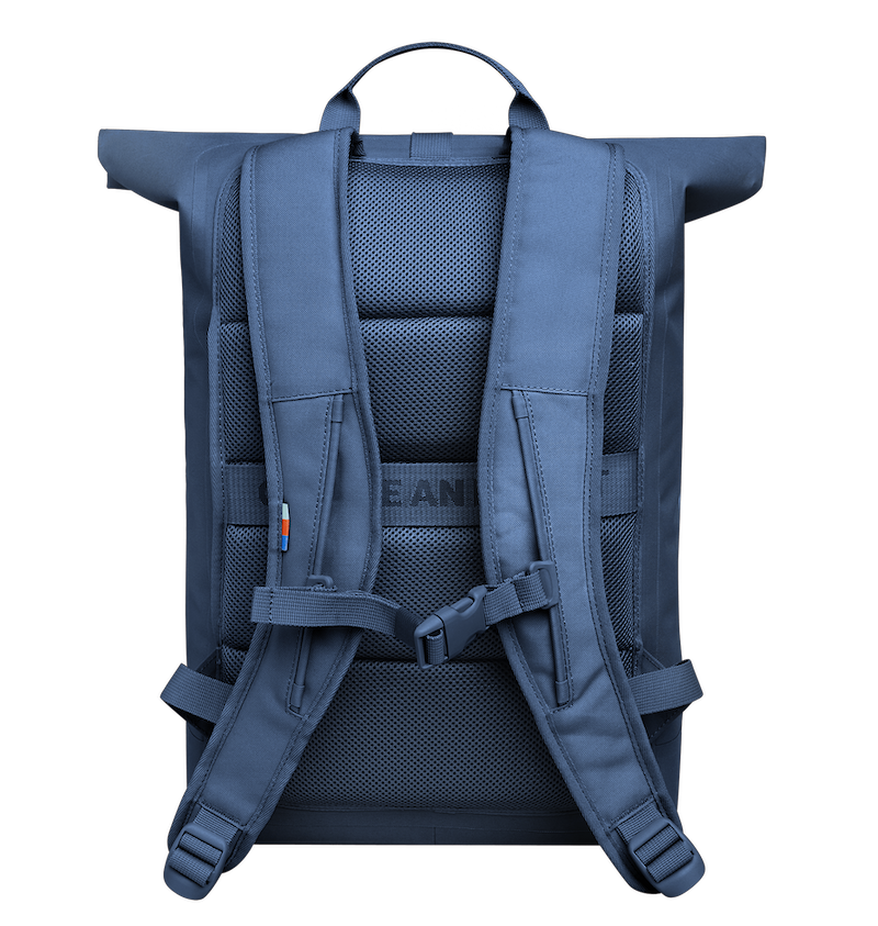 GOT BAG ROLLTOP LITE 2.0 OCEAN BLUE - Nachhaltiger Rucksack Meeresblau
