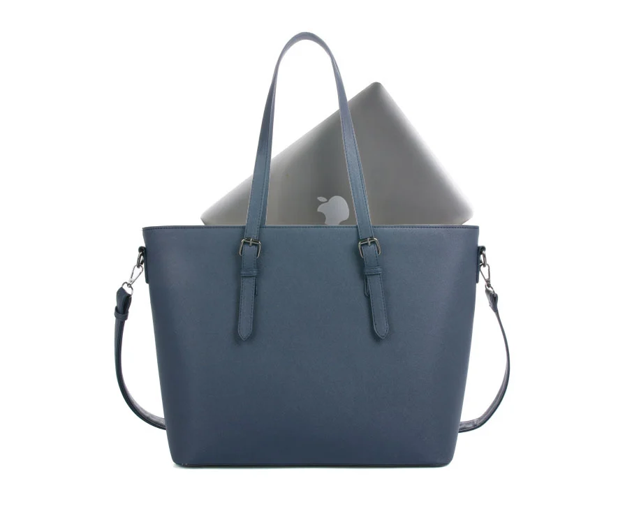 Orta Nova Brescia Shopper Tasche in Navy Blau Orta Nova Brescia Shopper Tasche in Navy Blau