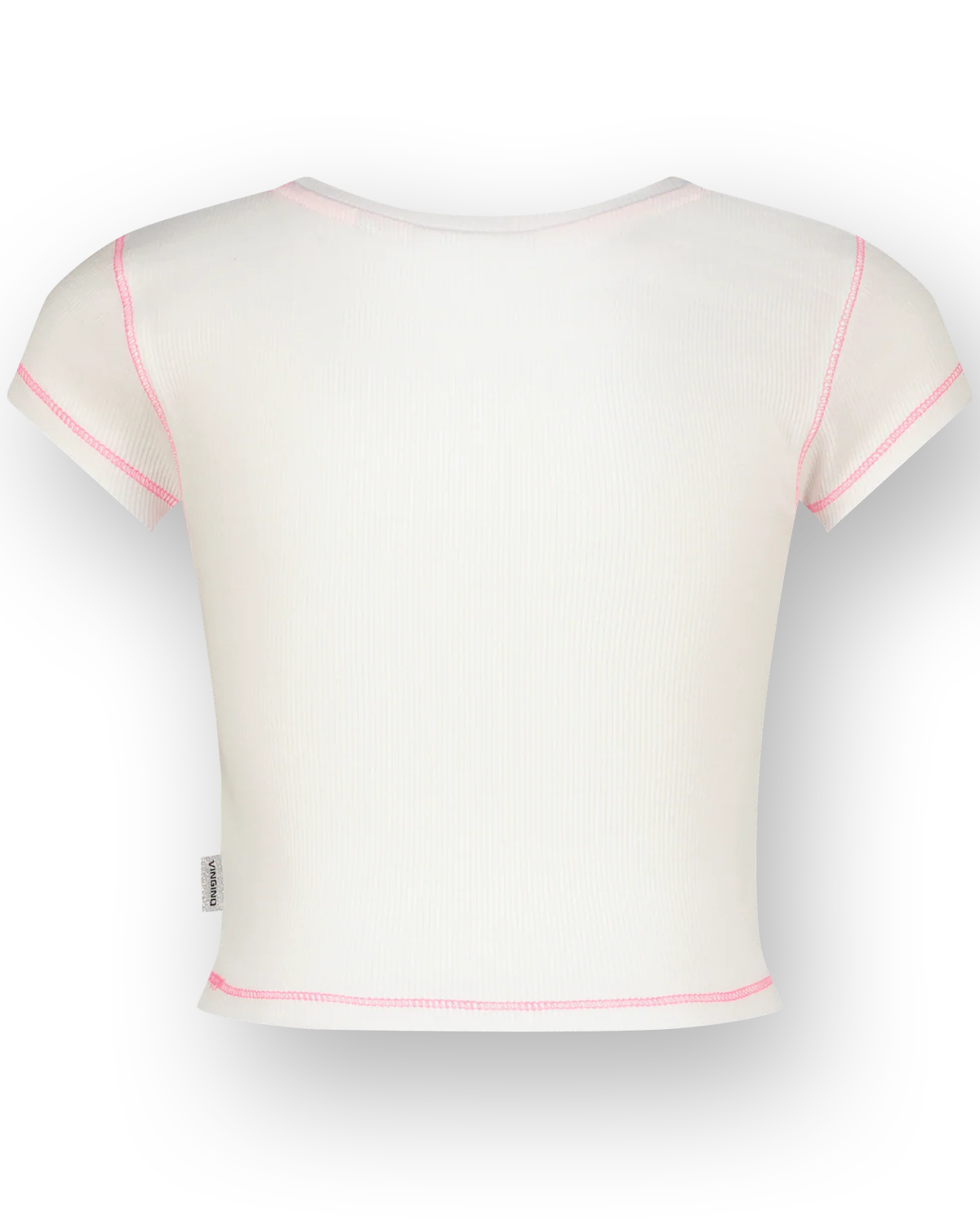 Vingino Mädchen Basic crop T-Shirt in Weiß
