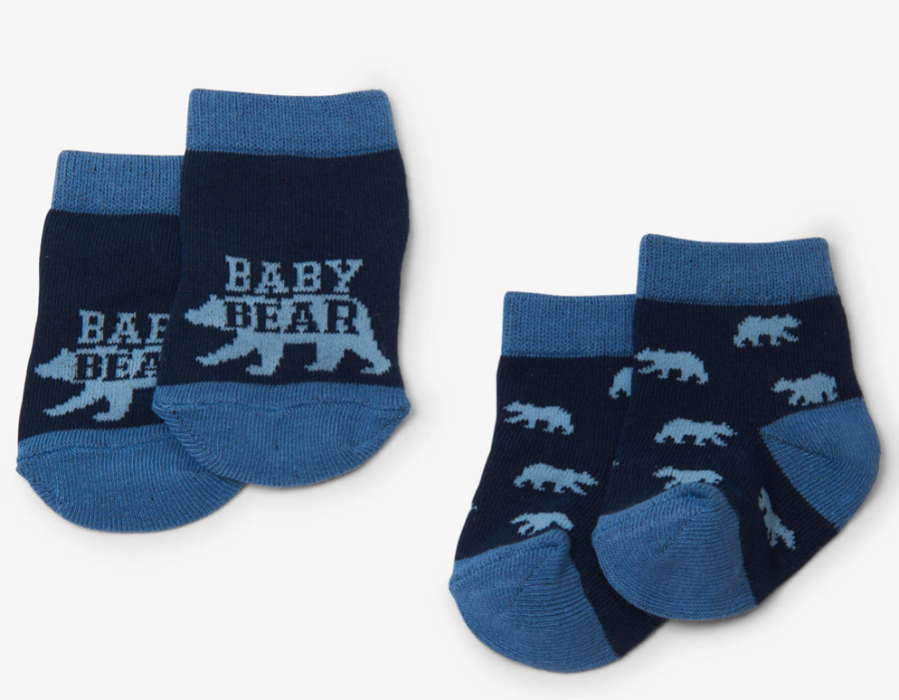 Bildschirm-foto-2023-06-09-um-15-36-41 Little Blue House Baby Socken Set - 2 Paar - Bears - Bären- in blau