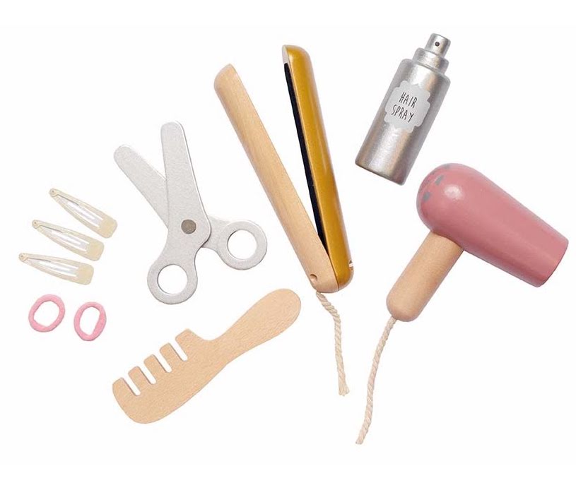 JaBaDaBaDo Holz Friseur Set mit Gürtel in Rosa