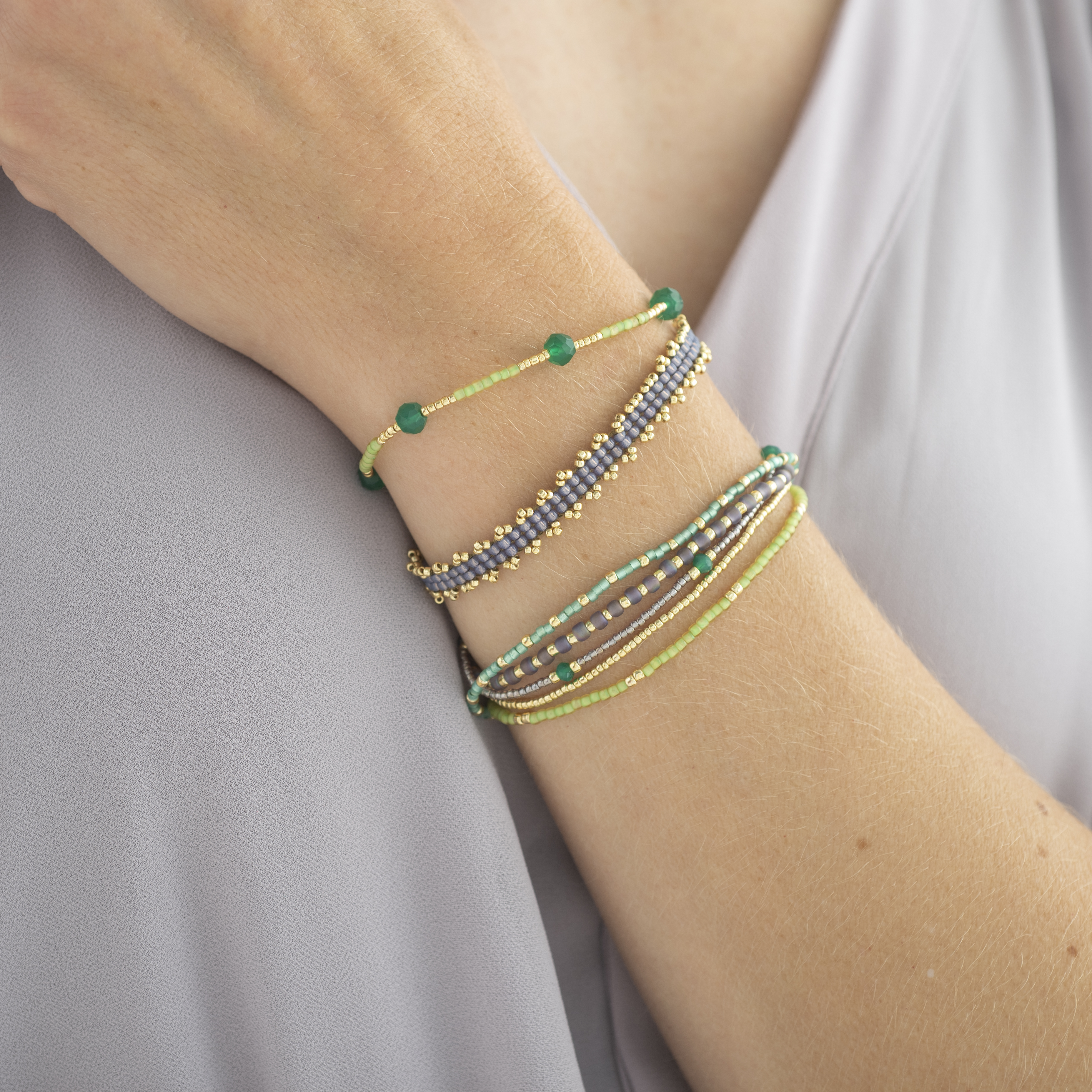 BL30014_Worship-Aventurine-Gold-Bracelet_2_A-Beautiful-Story A Beautiful Story Worship Aventurin Goldfarbig Armband