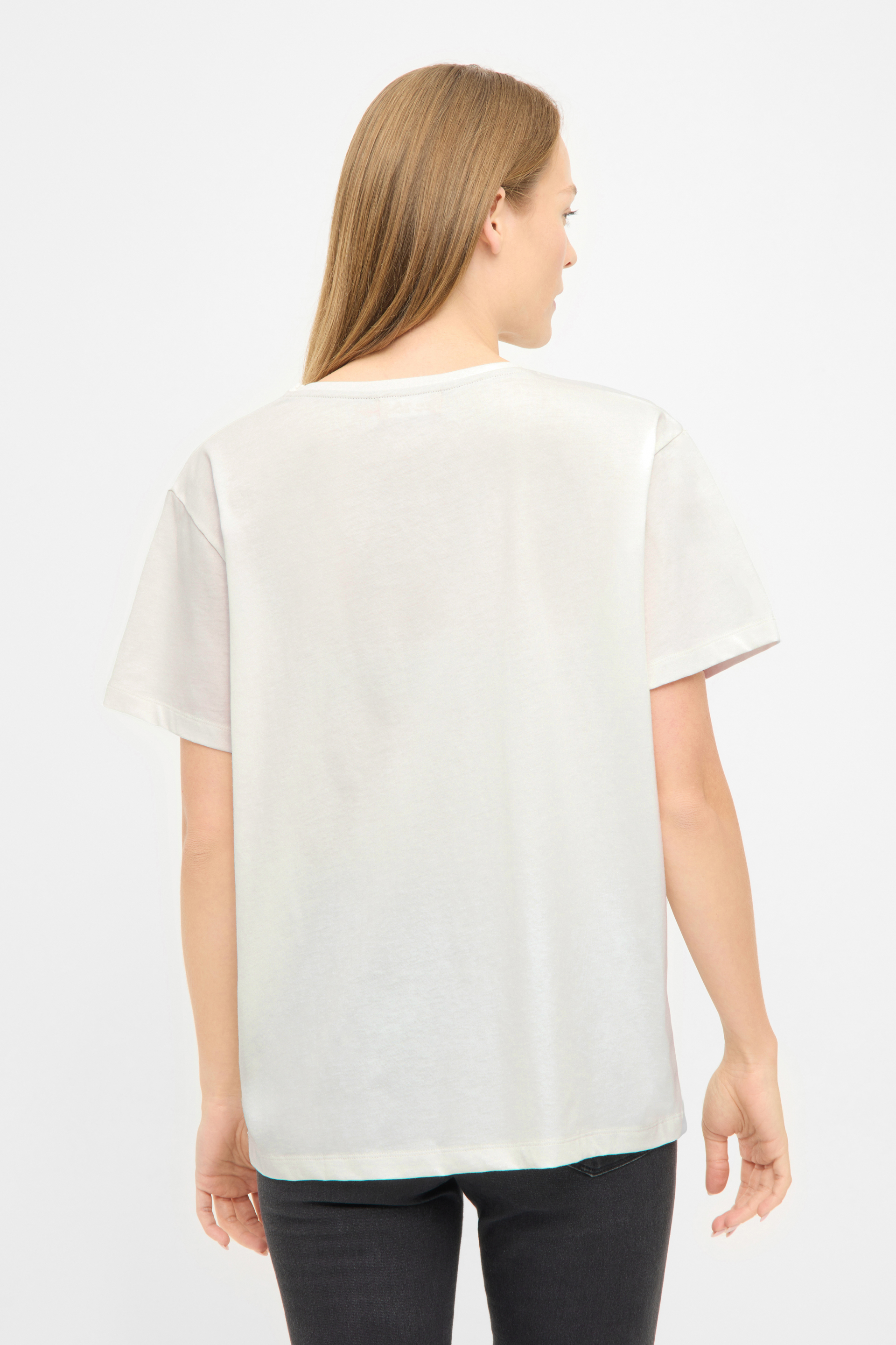 Derbe Damen T-Shirt klappt - Weiß & Rosa