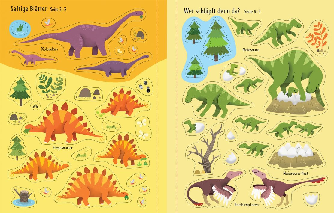 Usborne Mein erstes Stickerbuch - Dinosaurier