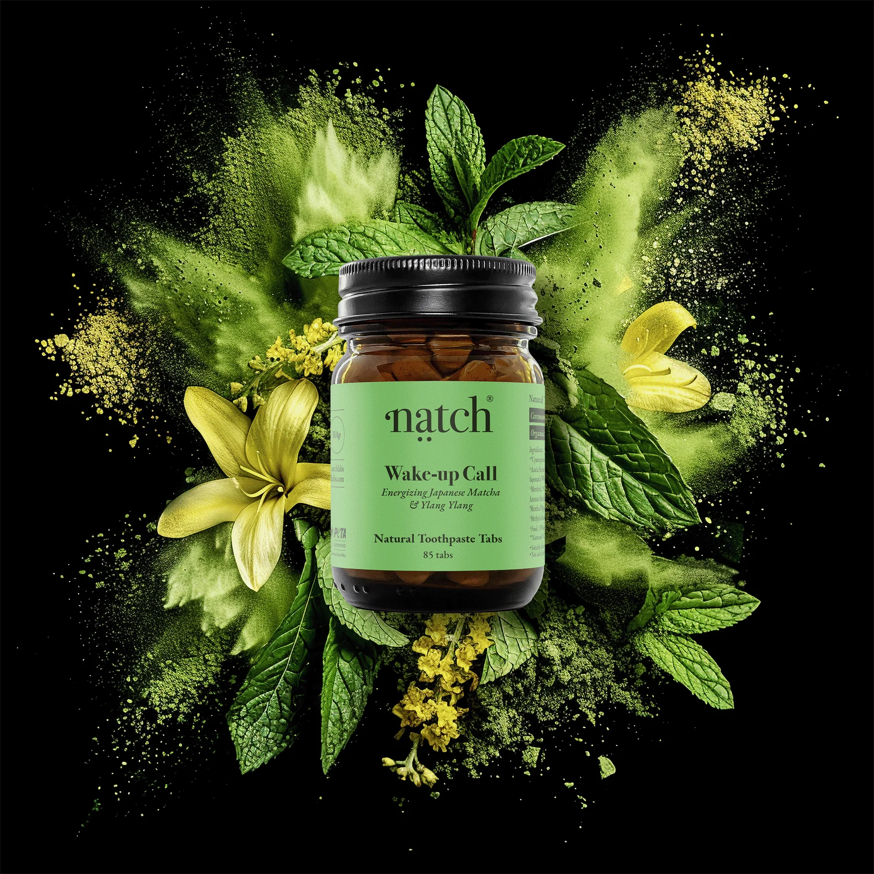 NATCH Zahnpasta-Tabletten für ein frisches, rundum sauberes Gefühl - Wake-up Call