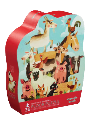Crocodile Creek Puzzle - Barnyard Buddies - Bauernhof Freunde - 36 Teile Crocodile Creek Puzzle - Barnyard Buddies - Bauernhof Freunde - 36 Teile