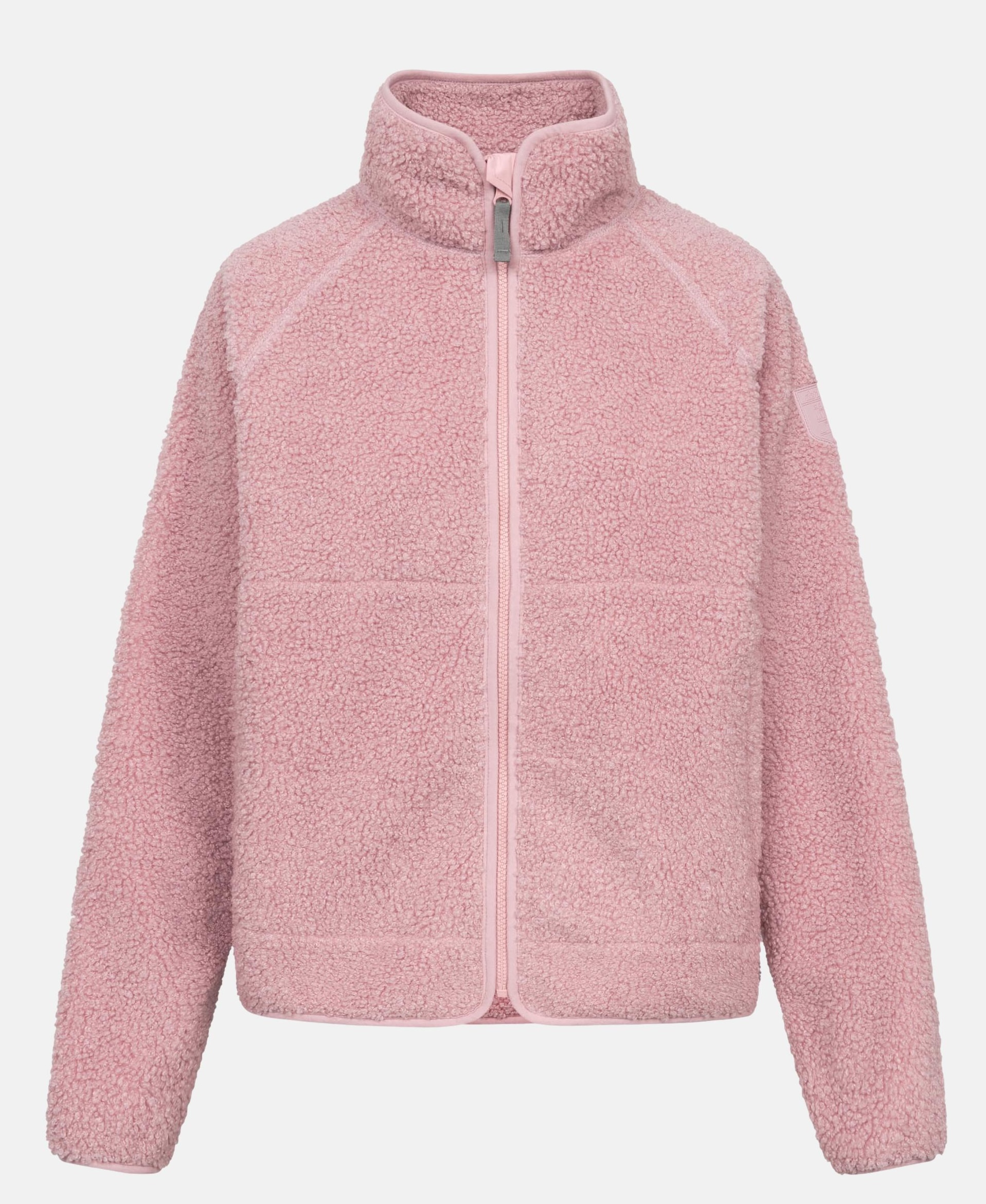 Derbe Damen Fleecejacke Coral Blush Rosa Teddy