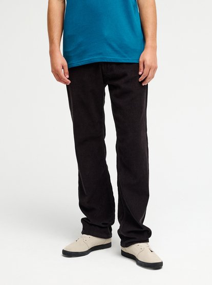 Quiksilver Regular Cord Hose in Schwarz Quiksilver Regular Cord Hose in Schwarz