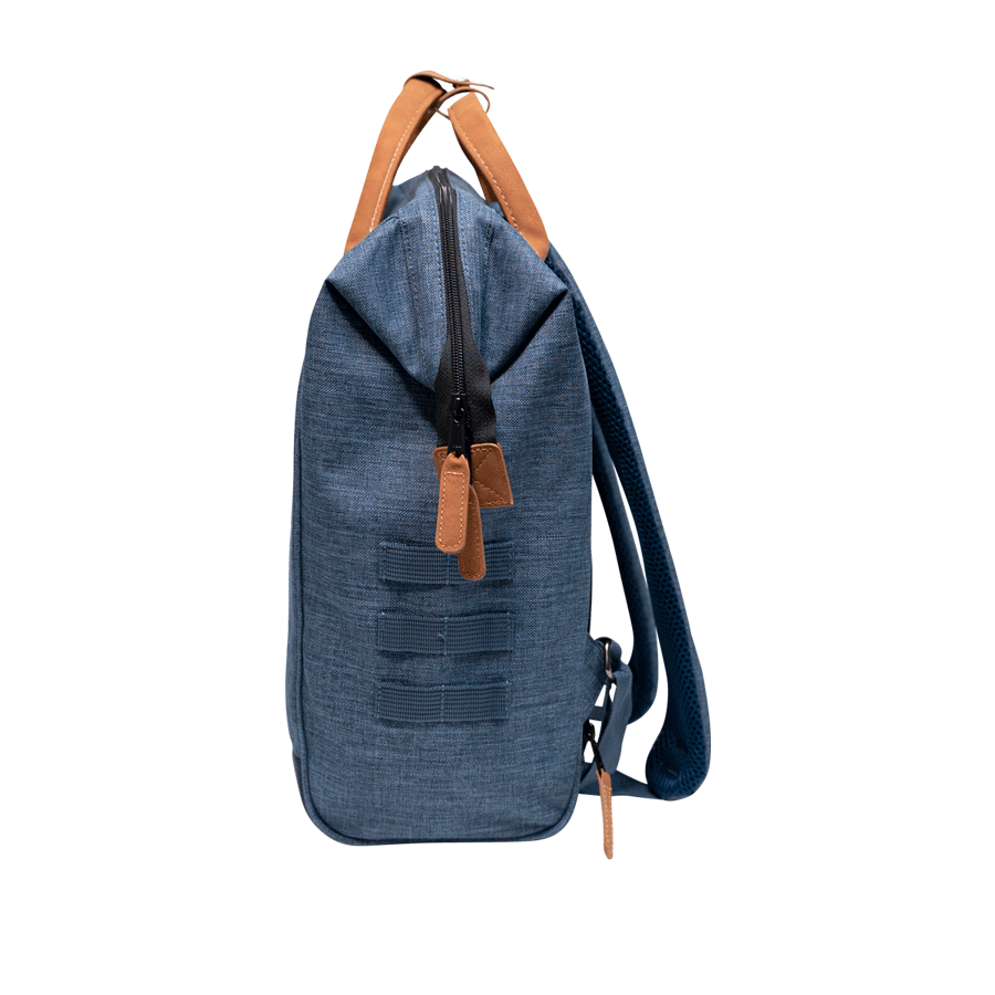 TM80S-SS20-PARIS-MEDIUM-COTE-FERME-BD_1080x Cabaia Rucksack PARIS (mit Laptop-Fach) Medium - Marineblau Meliert