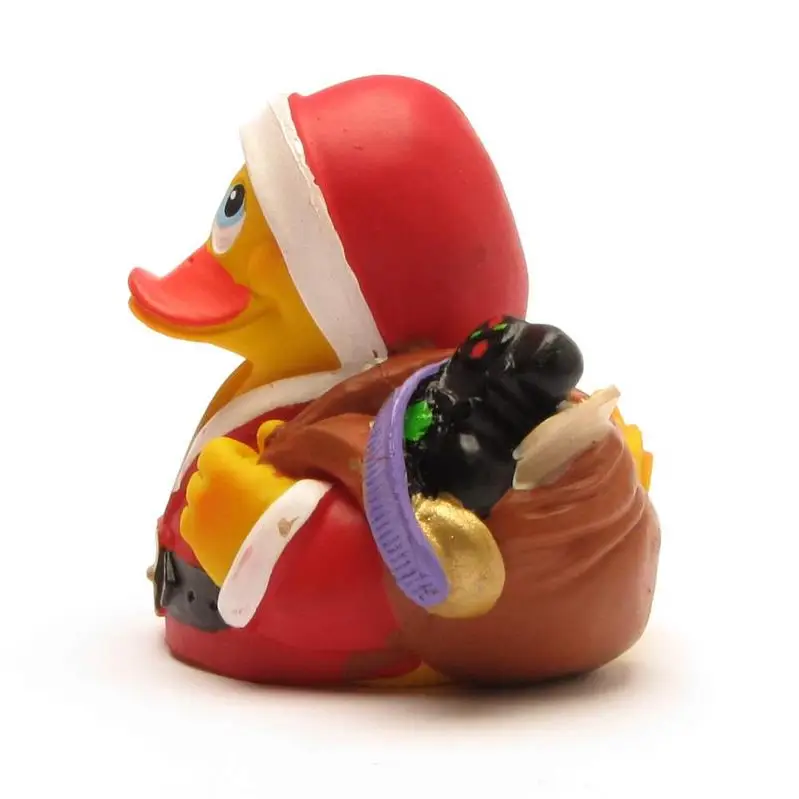 Lanco Santa Duck - Naturkautschuk Gummiente Badeente Weihnachtsmann - Gummiente