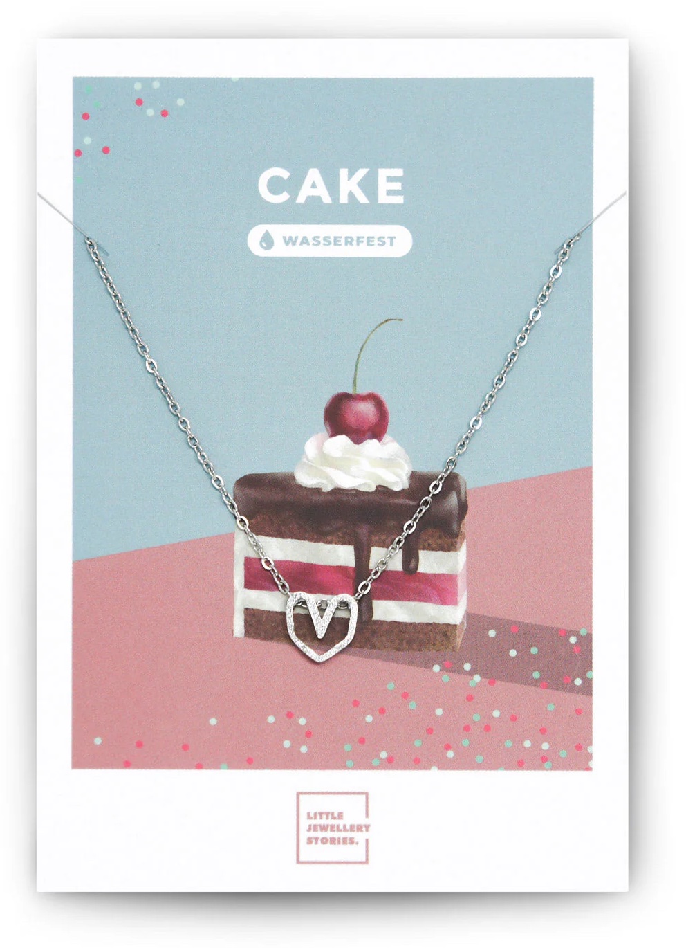 AIMI Halskette Cake in Silber