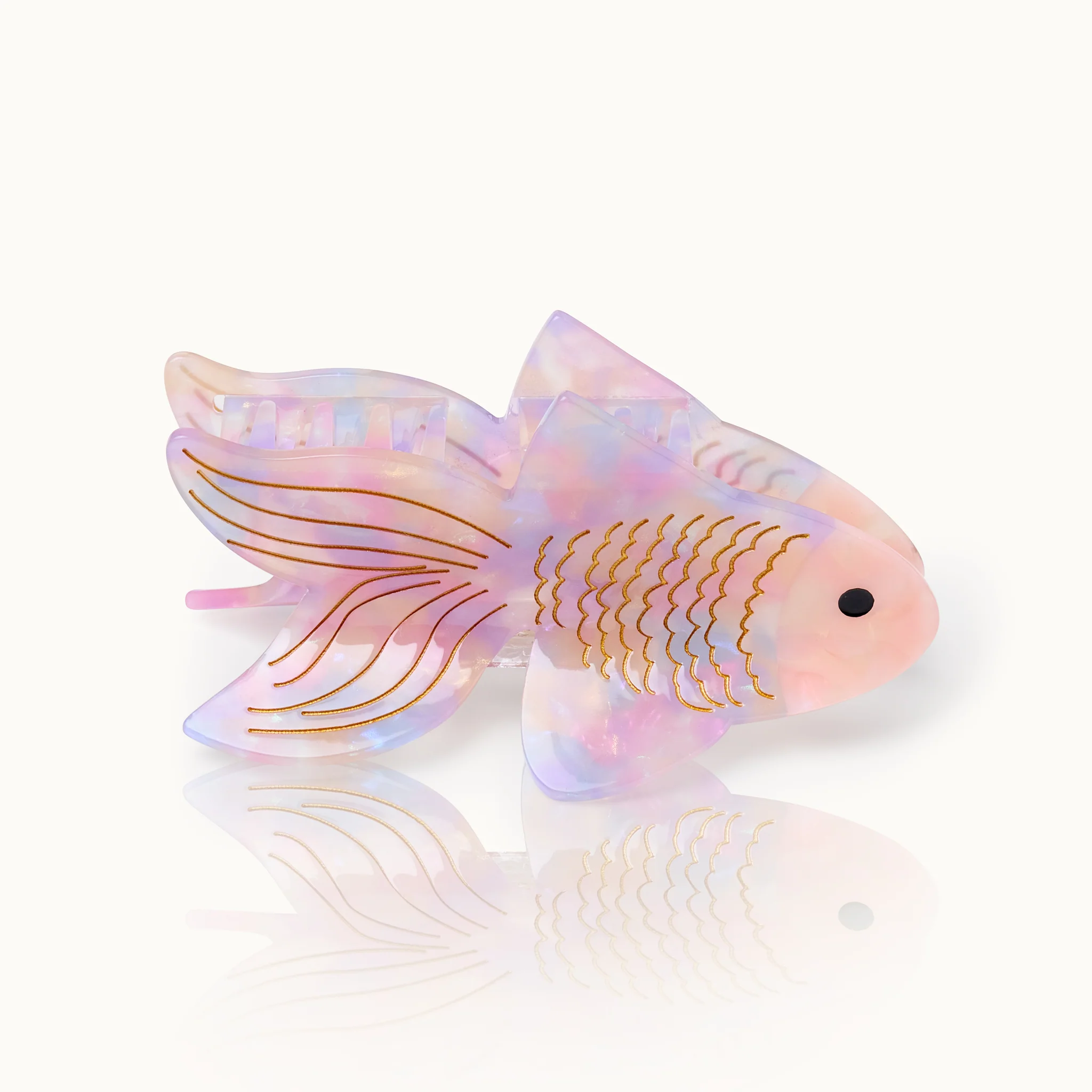 by Vivi Haarklammer Haarclip Fish - Fisch Pastel Shine